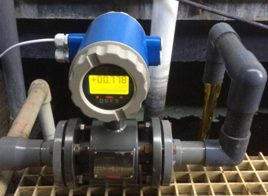 漿液流量計(jì)現(xiàn)場安裝使用圖